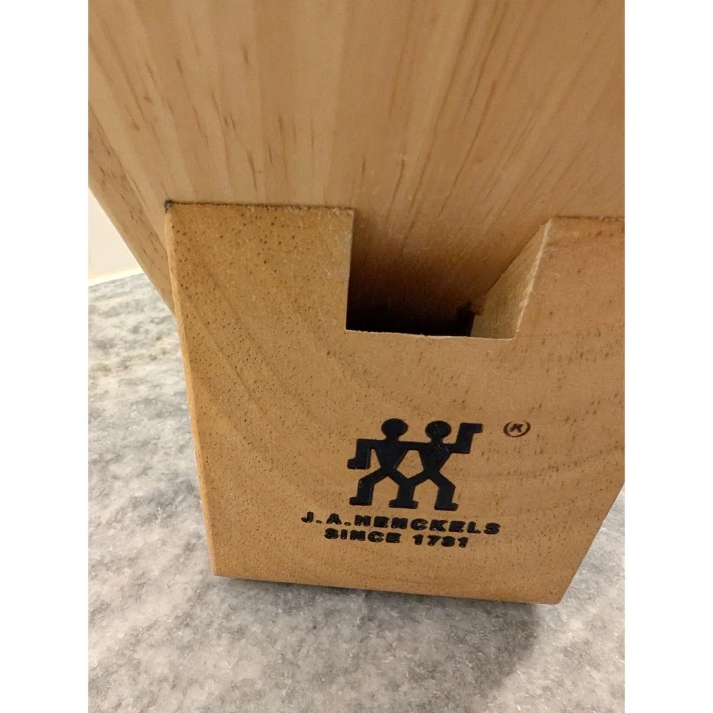 J.A.‎ Henckels Natural Wood Knife Block
